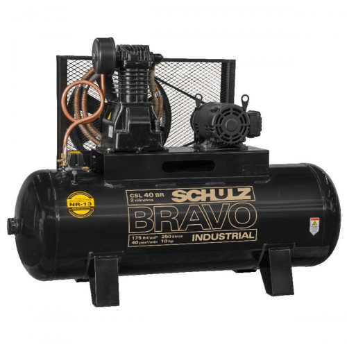 Compressor Bravo CSL 40BR250 - 40 pcm 250 litros 10hp