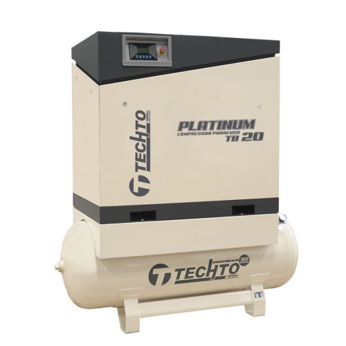 Compressor de Parafuso Sobre Reservatório 20hp 8bar - Techto Platinum TB 20