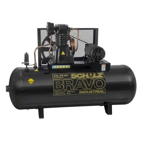 Compressor Bravo CSL 25BR/250 - 25 pcm 250 litros 5hp